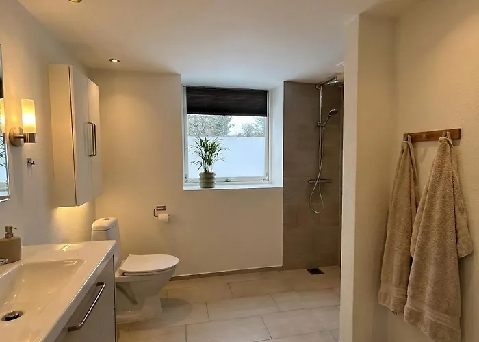 3-room With Free Parking And Terrace آلبورغ